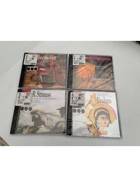 Classical Music CD Bundle - Beethoven Strauss Brahms & Platinum Collection - Pia